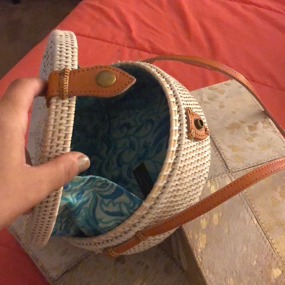 Free People Lovina Straw Crossbody - White - Picture 8 of 8